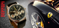 Часы Ferrari Maranello кварц (Черный + Золото)